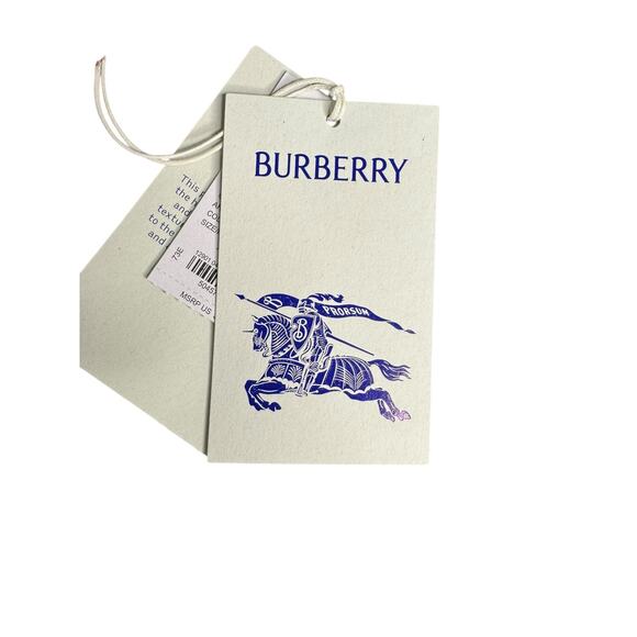 Burberry NWT Intarsia-Knit Logo Argyle Checked Beanie in Plum - Picture 8 of 10